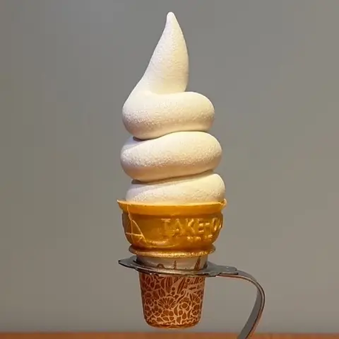 北海道バニラのソフトクリーム